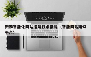盱眙新泰智能化网站搭建技术指导（智能网站建设平台）